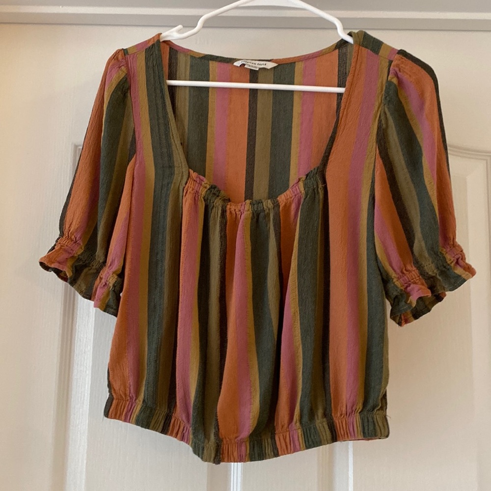 Striped Multicolor Women's Top